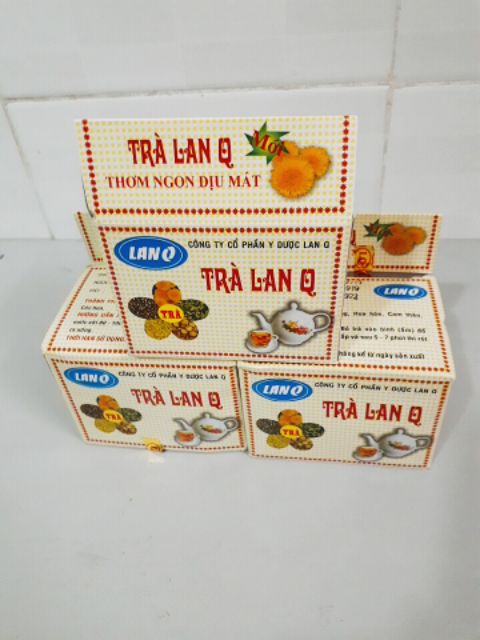 Trà LAN Q thanh nhiệt - Hộp 10 gói