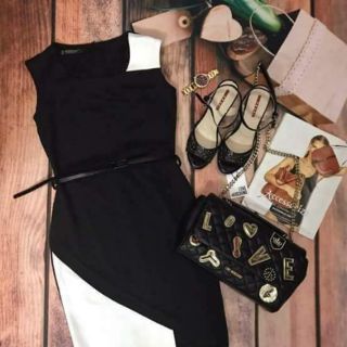 COMBO ĐẦM MANGO KÈM BELT