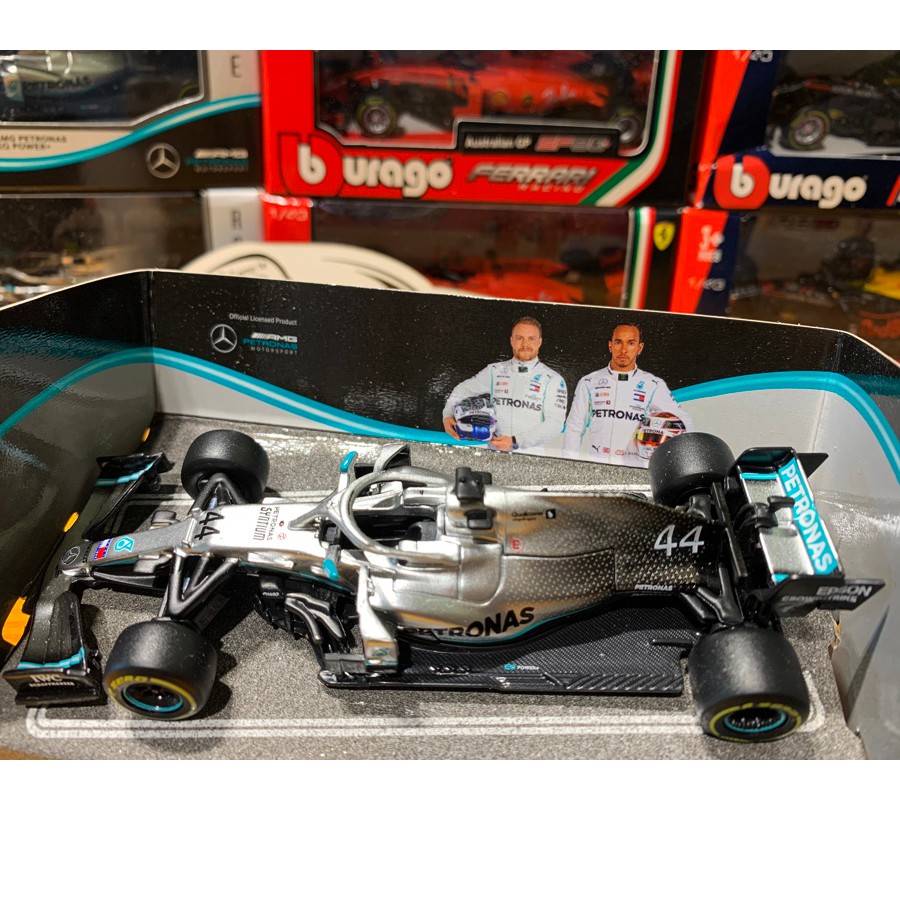 Mô hình xe F1 Mercedes AMG Petronas W10 2019 tỉ lệ 1:43 Bburago