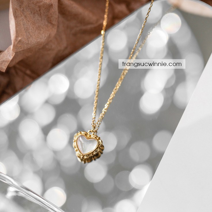 Dây chuyền nữ Titan Retro heart