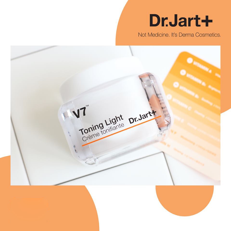 Kem v7 dưỡng trắng da Dr.Jart+ V7 Toning Light mini & full size 50ml ( Chính hãng Hàn Quốc )