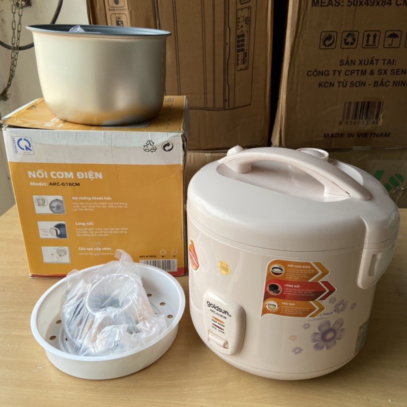 NỒI CƠM ĐIỆN GIA ĐÌNH 1.8L GOLDSUN