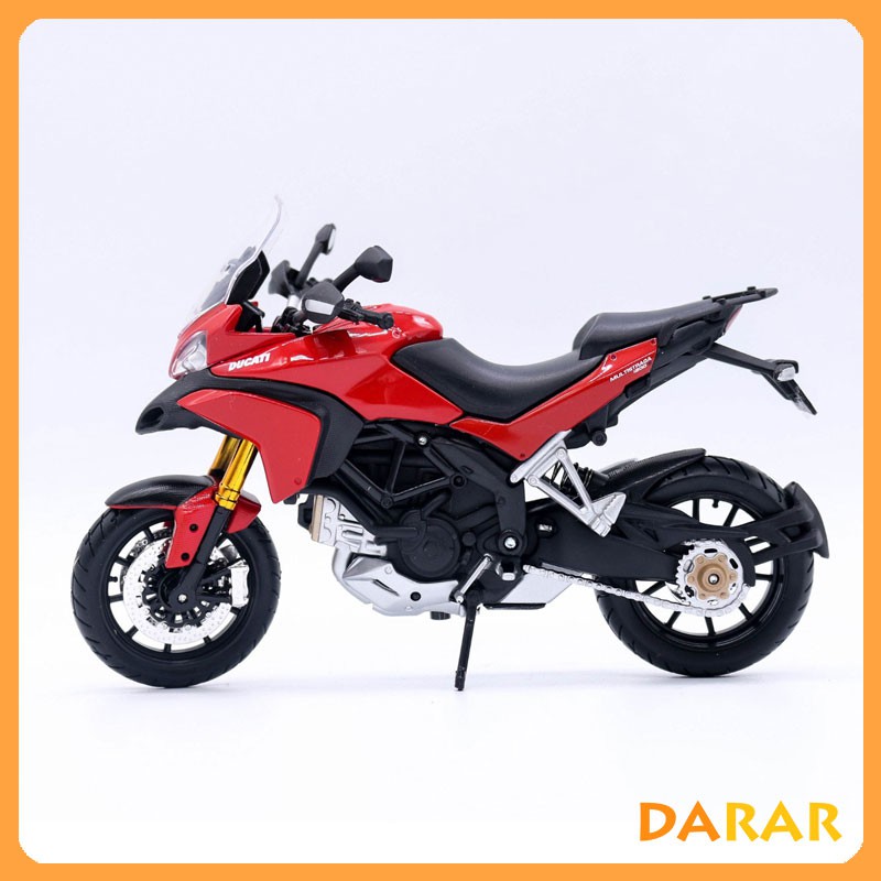 MÔ HÌNH XE MOTO Siêu xe DUCATI MULTISTRADA 1200S - MAISTO tỷ lệ 1:12