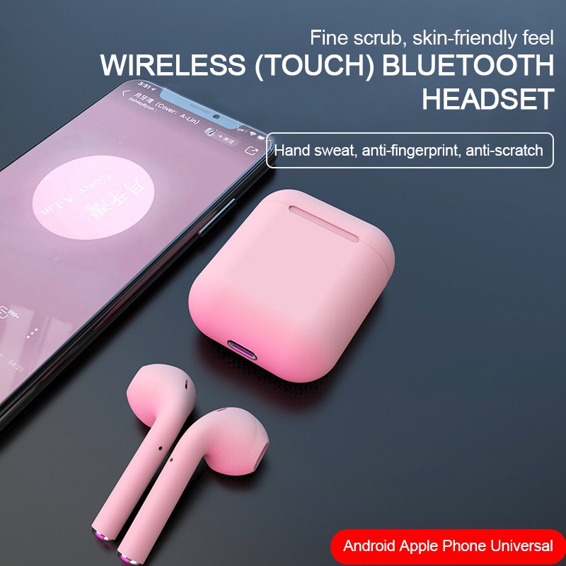 Bộ tai nghe bluetooth 5.0 không dây Inpods12 TWS chất lượng cao hỗ trợ cho hệ thống IOS Android | BigBuy360 - bigbuy360.vn