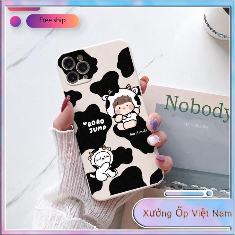 Ốp điện thoại 5s/6/6plus/6s/6splus/7/7plus/8/8plus/x/xr/xs/11/12/pro/max/plus/promax 100% Milk  XưởngD41