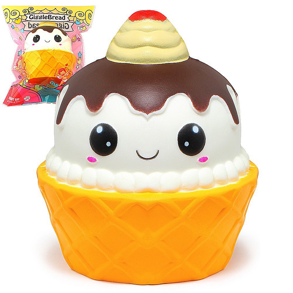 Jumbo Squishy Chocolate Ice Cream Scented Slow Rising Stress Relief Toy bán rẻ đã