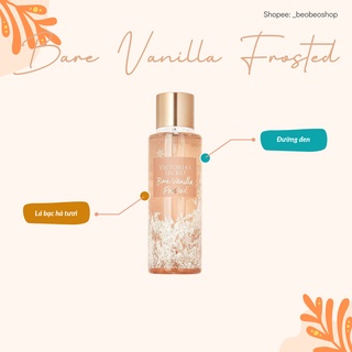 Xịt thơm bodymist Victoria’s Secret Bare Vanilla Frosted - 250ml