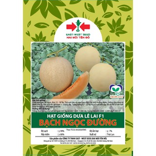 Hạt giống dưa lê lai F1 Bạch Ngọc Đường - HMTĐ (300 hạt)