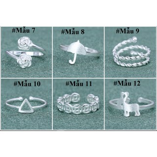 Nhẫn bạc 925 nhiều hình - Link1