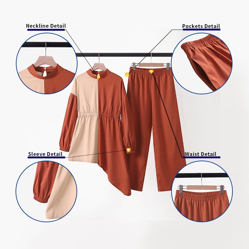 Zanzea Set Áo Thun Ngắn Tay + Quần ống rộng Thời Trang Nữ