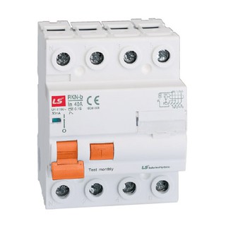 Cầu dao rccb ls rkn-b 3p+n 10ka 25a, 32a, 40a, 63a, 80a, 100a