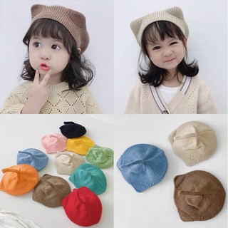 Mũ len cute cho bé gái