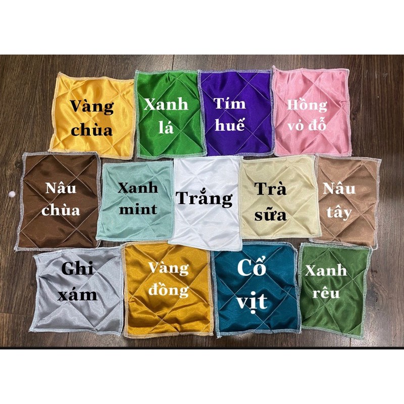 tấm phủ giường spa lụa chần bông phối ren siêu xinh kt 110x220