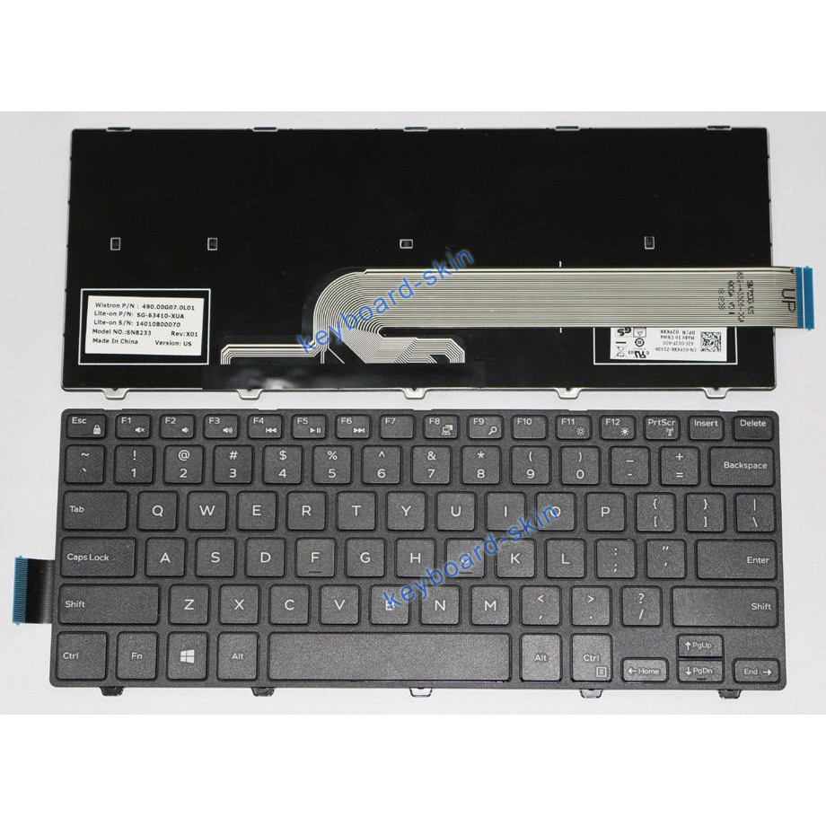 Bàn phím Laptop Dell 3441 ZIN