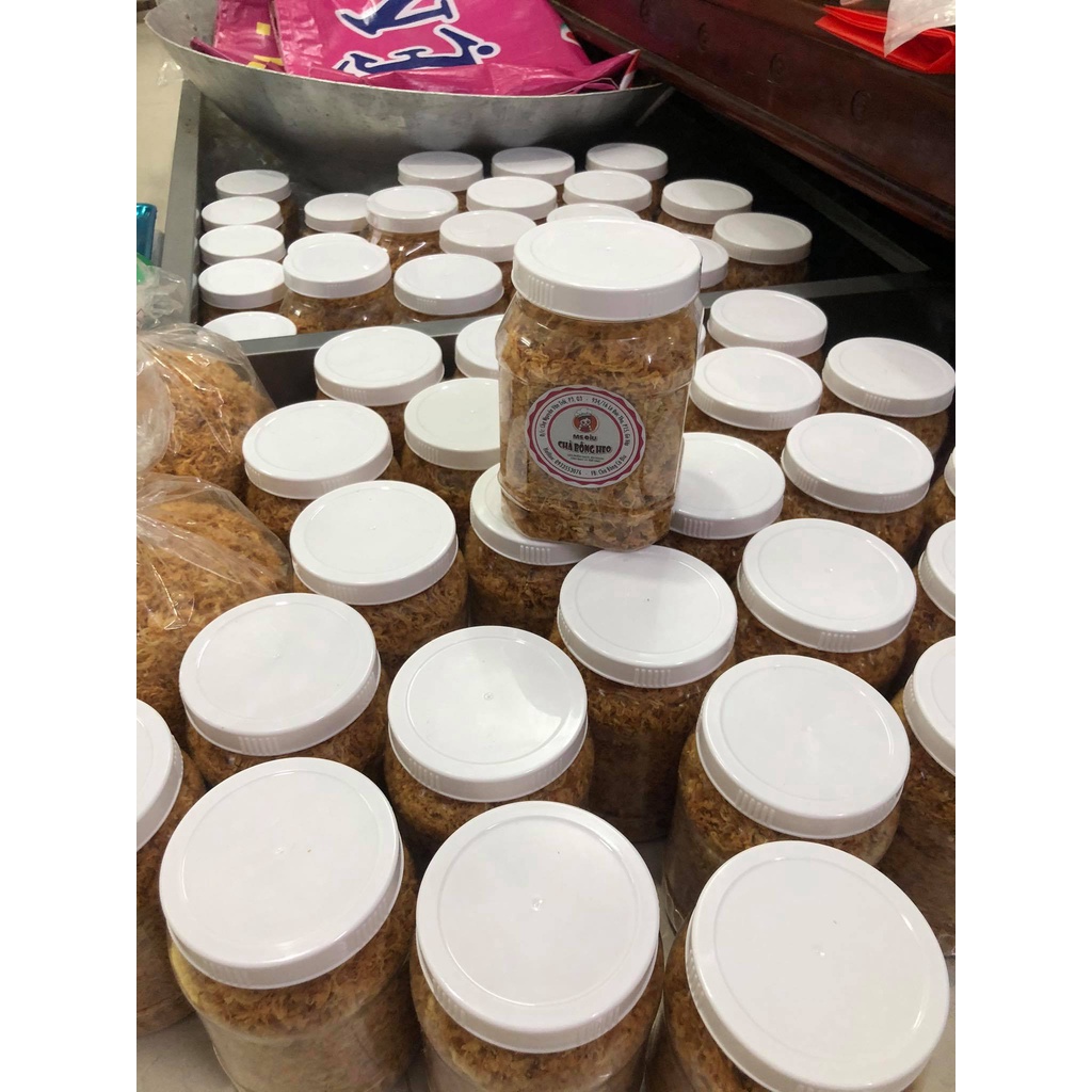 Chà bông ruốc heo sợi vị bắc-vừa ăn hũ 500g rẻ cô đìu