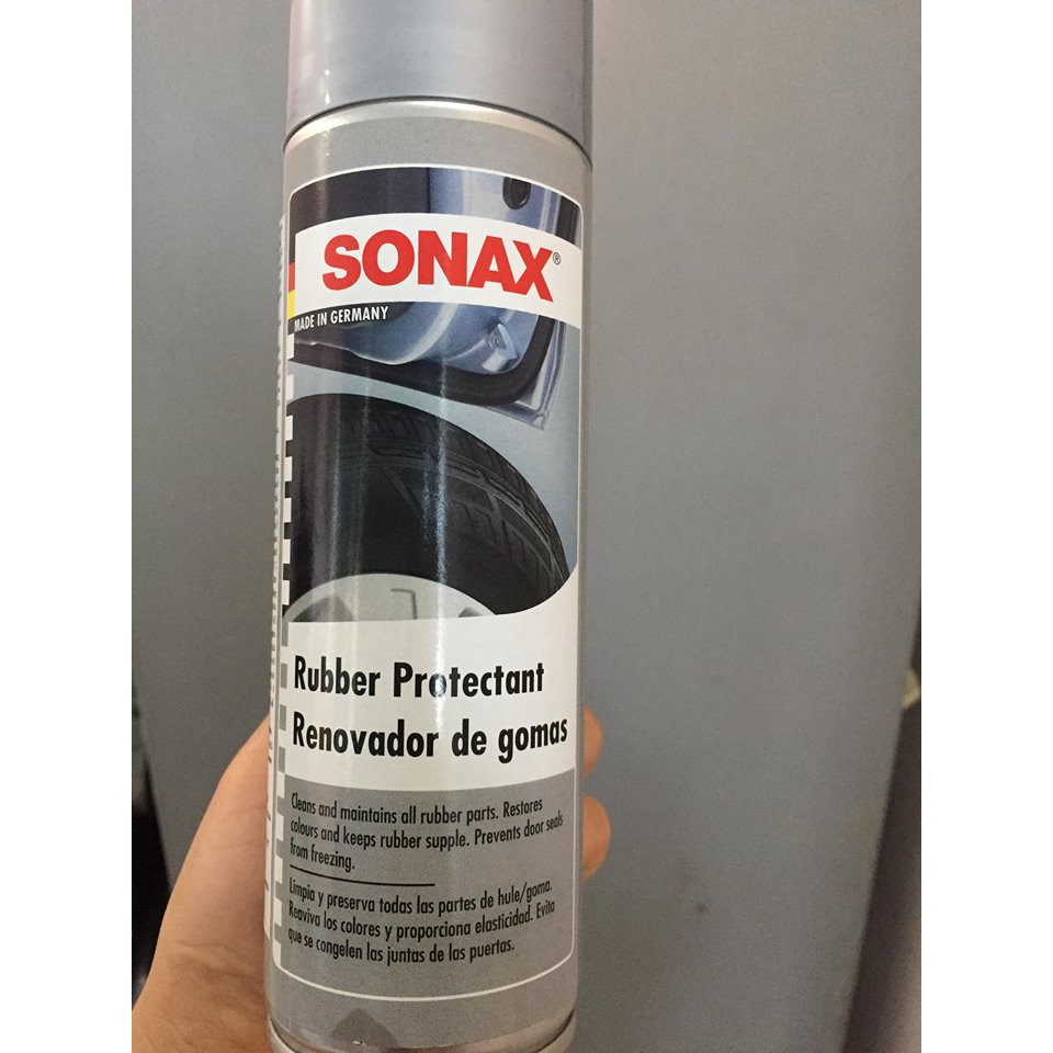 Sonax Rubber Protectant (bảo dưỡng cao su, lốp xe)
