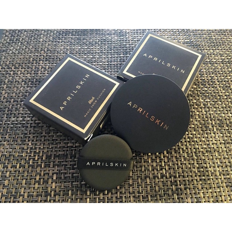 Phấn Nước AprilSkin Magic Snow Cushion Black