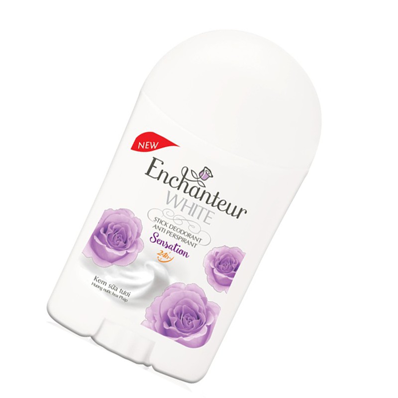 Sáp khử mùi trắng da Enchanteur Sensation 40g