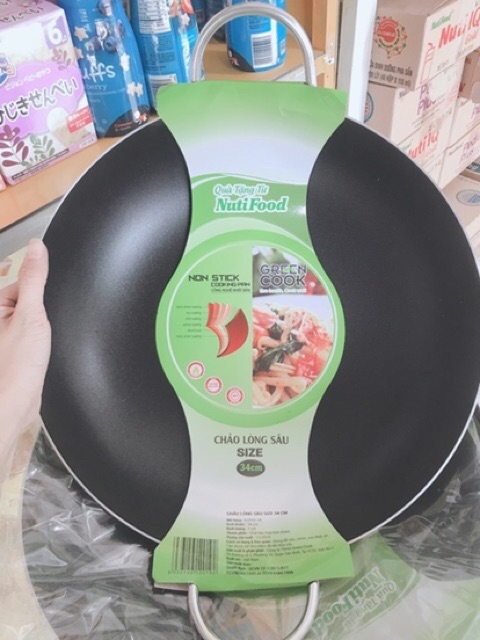 CHẢO SÂU LÒNG Green Cook 34Cm HKM của Nutifood