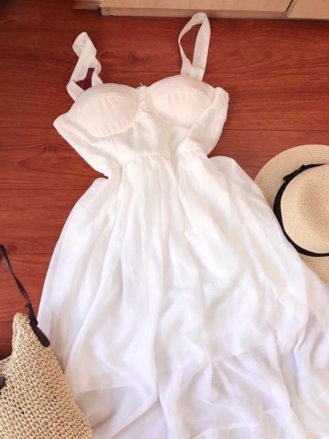 Đầm trắng Maxi ( kèm ảnh thật cuối) | BigBuy360 - bigbuy360.vn