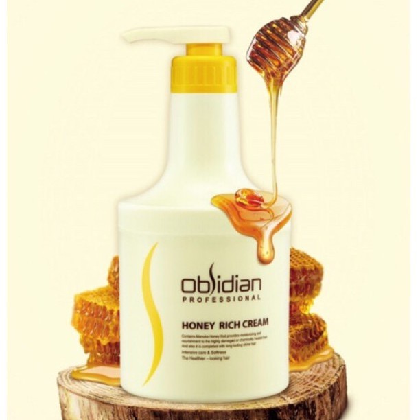 Kem hấp phục hồi tóc siêu tốc tinh chất mật ong Obsidian Honey Rich Cream 750ml
