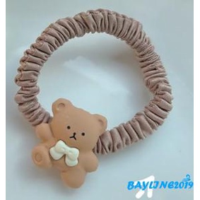 Dây buộc tóc hình gấu dễ thương cho bé gái