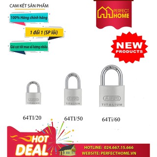 Khóa cầu abus 64ti/60, 60mm ; 64ti/50, 50mm ; 64ti/20, 20mm