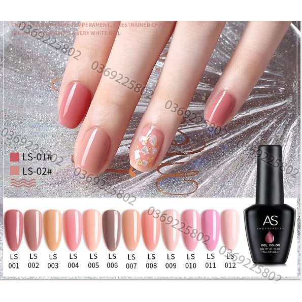 [Mã COSBEST27 giảm 10% đơn 250K] Sơn gel AS nude LS