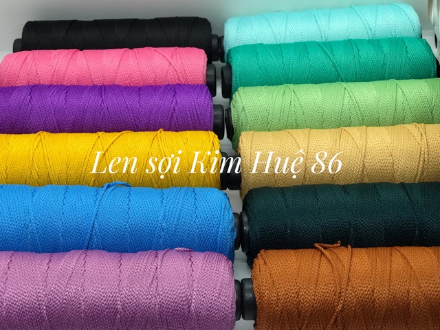  Sợi dệt cotton trơn ( từ màu 01-20)