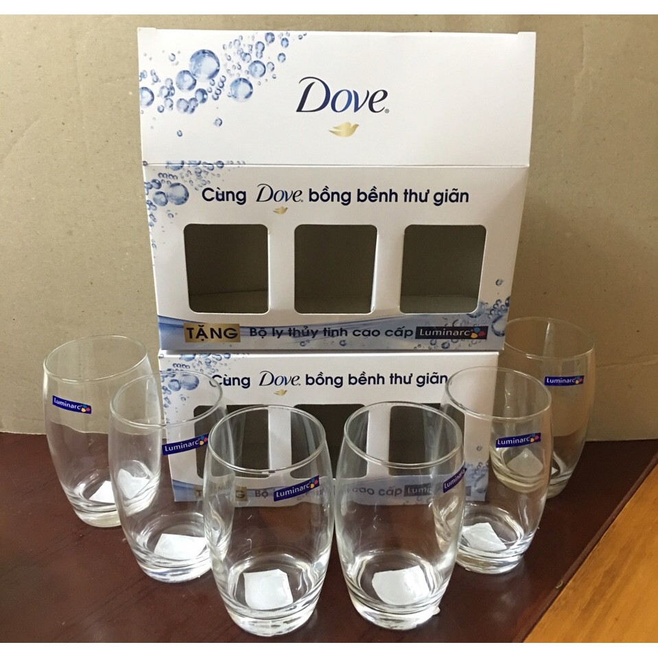 Bộ Cốc Thủy Tinh Luminarc G2560 350ml (Mua Bộ 6 Chiếc Tặng 2 Chiếc) | BigBuy360 - bigbuy360.vn