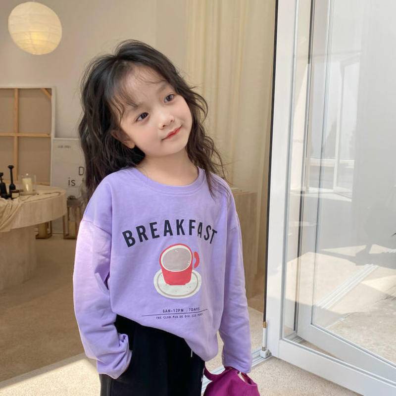 Áo Thun Cotton Mỏng Tay Dài Cổ Tròn Phong Cách Hàn Quốc Thời Trang Xuân Thu Hàng Mới Dành Cho Nữ