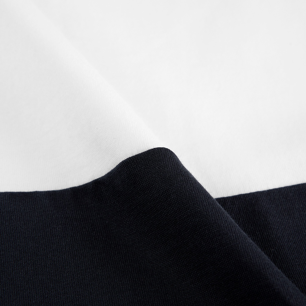 HLA - Áo Thun Nam Ngắn Tay Casual Contrast Stripe Short-sleeve T-shirt