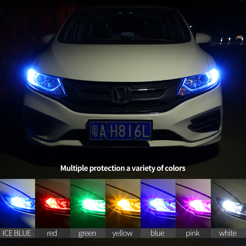 Đèn Led T10 W5W 168 3030 8 Bóng 2021 Gắn Biển Số Xe Hơi Tiện Dụng