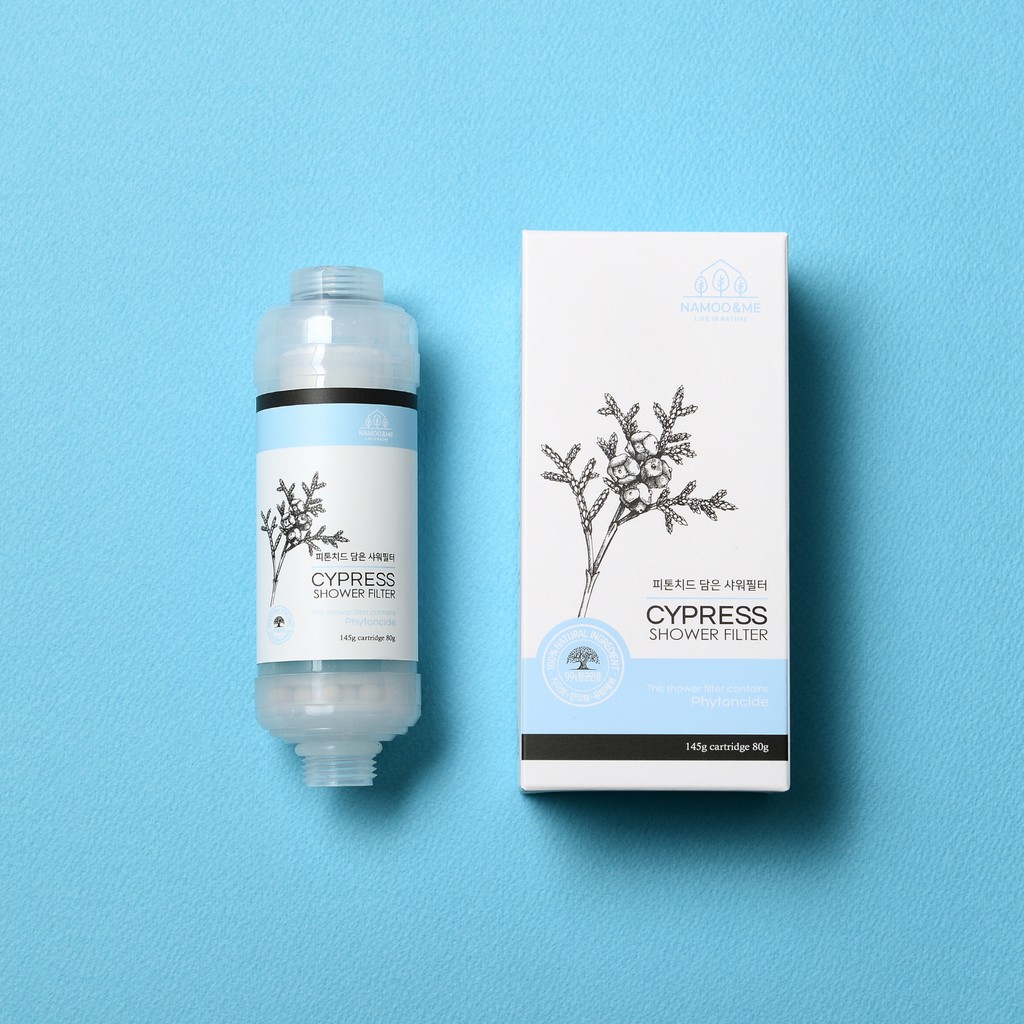 Namoo&Me Phytoncide Hinoki Cypress Oil Micro Sediment Vitamin Shower Filter bộ lọc vòi hoa sen