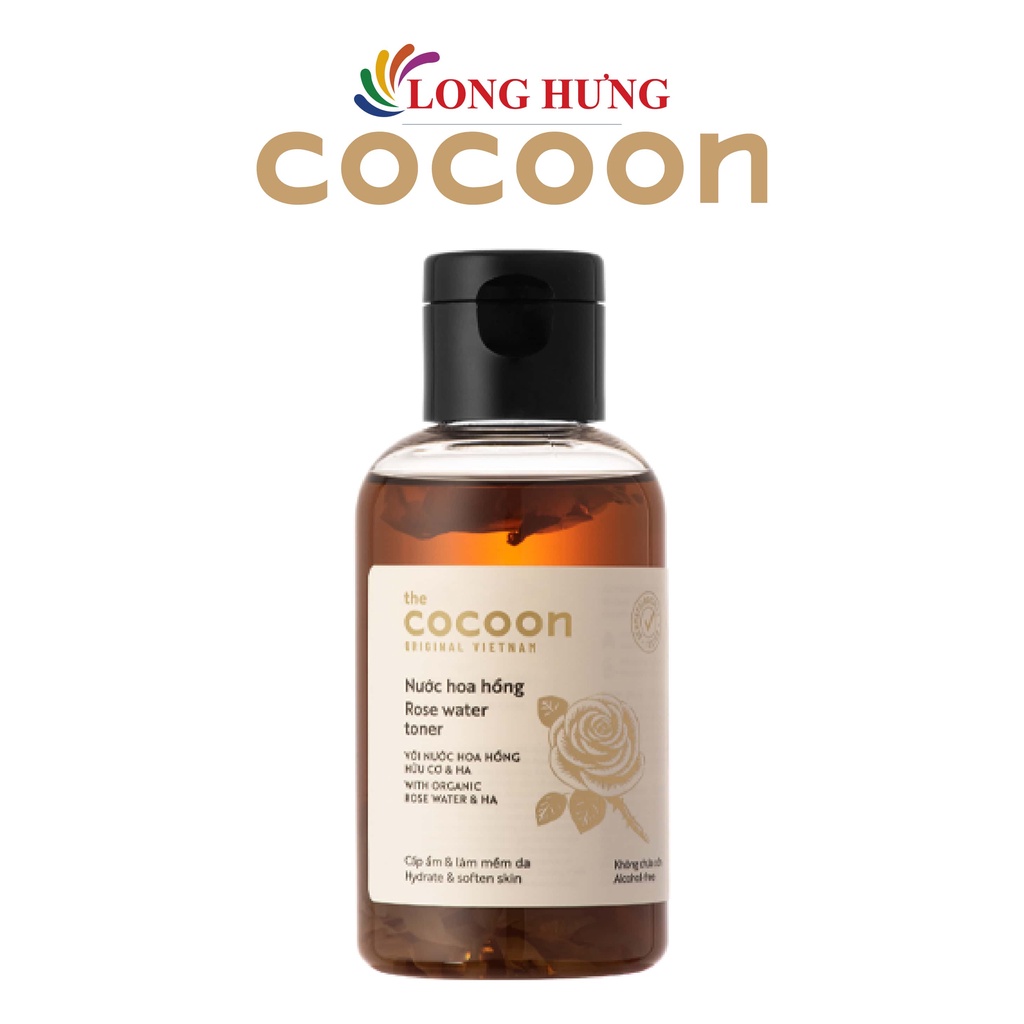 Nước hoa hồng Cocoon cấp ẩm và làm mềm da (140ml)