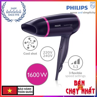 Máy sấy tóc Philips BHD002 - 1600W bảo hành 2 năm [BHD002/00]