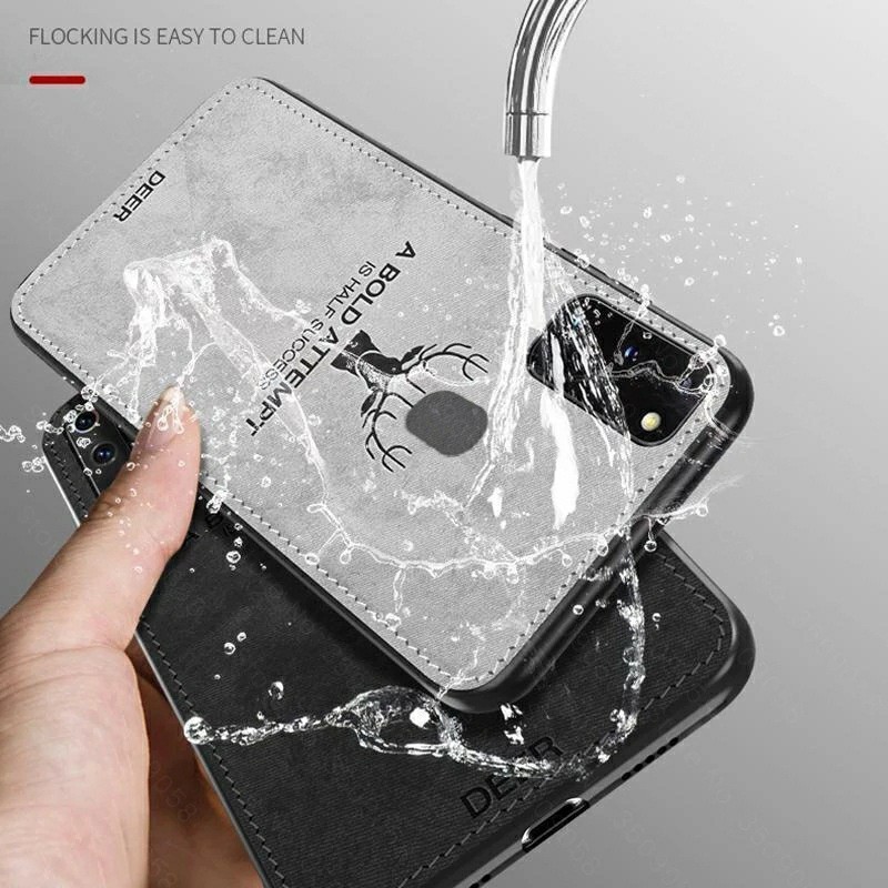 Ốp lưng Samsung A51 vải hươu Deer thời trang cao cấp