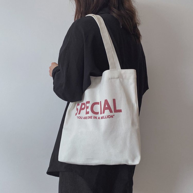 Túi Tote túi Vải canvas Special đẹp đi học có khóa miệng đi chơi phong cách ulzzang