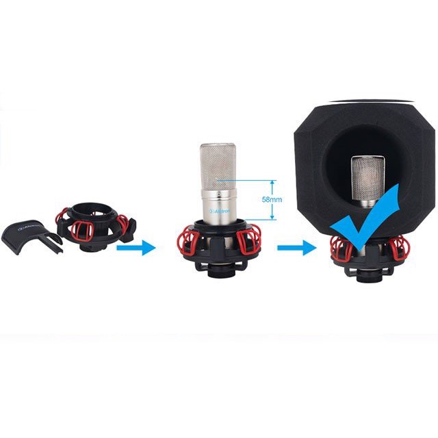 Alctron PF8 - Màn Chắn Lọc Âm Cho Phòng Thu Nhỏ