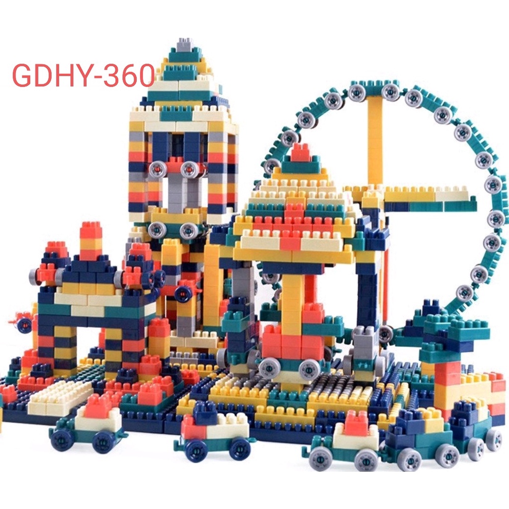 Bộ lego 520 chi tiết cho bé , bộ đồ chơi càng chơi càng thông minh phát triển tư duy sáng tao.