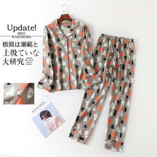 Bộ pyjama thun cotton họa tiết