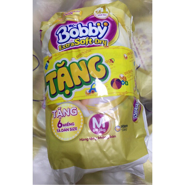 Tã dán bobby Extra soft dry ( 72 miếng )