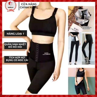 [Trợ giá] [Hàng Loại 1] Quần Đổ Mồ Hôi Tan Mỡ Bụng Sinh Nhiệt Định Hình Born Uncommon Mẫu Mới Loại 1