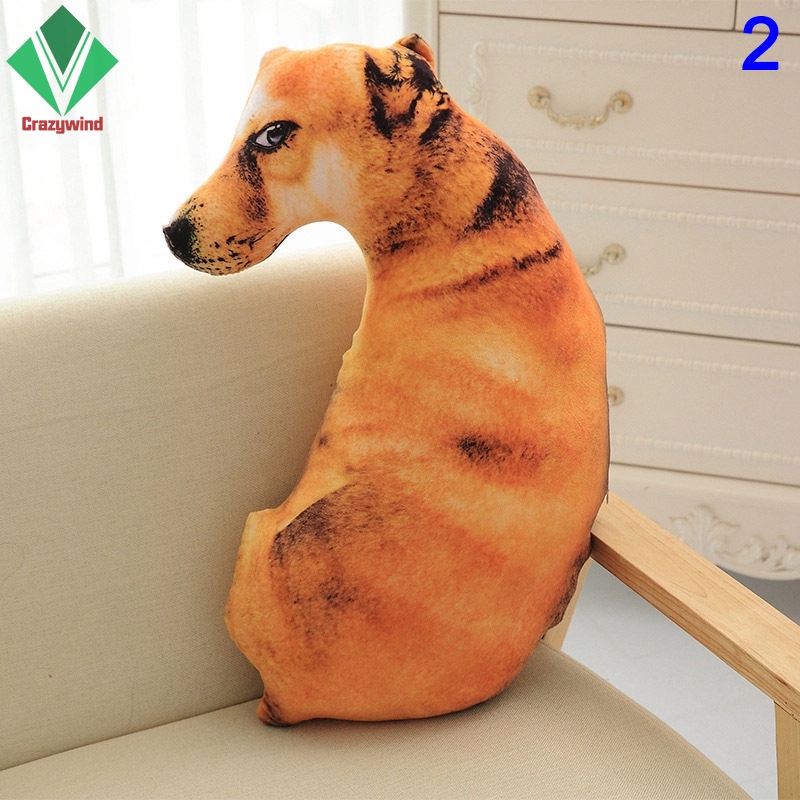 Đồ chơi thú nhồi bông hình dạng chú chó 3D đáng yêu dành cho trang trí nhà cửa