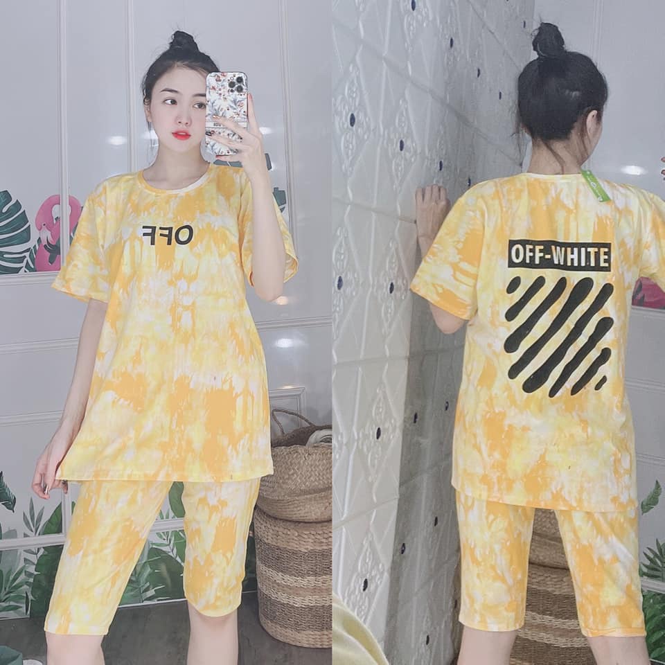 Set Bộ Quần Áo Ngố In Loang Hot Trend Size 40~70kg