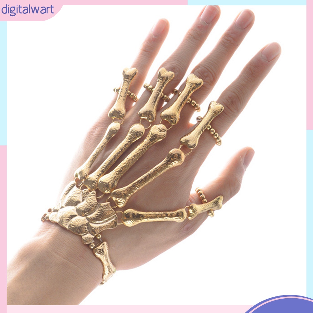 Vòng tay kiểu bộ xương bàn tay phong cách Gô-tích cá tính