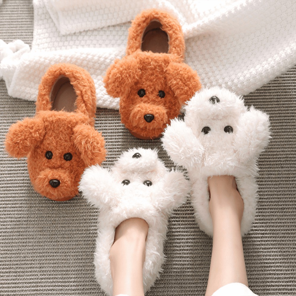 Dép Bông Poodle Siêu Dễ Thương