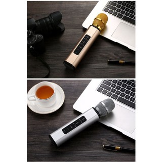 Micro Kèm Loa Bluetooth Hát Karaoke K6