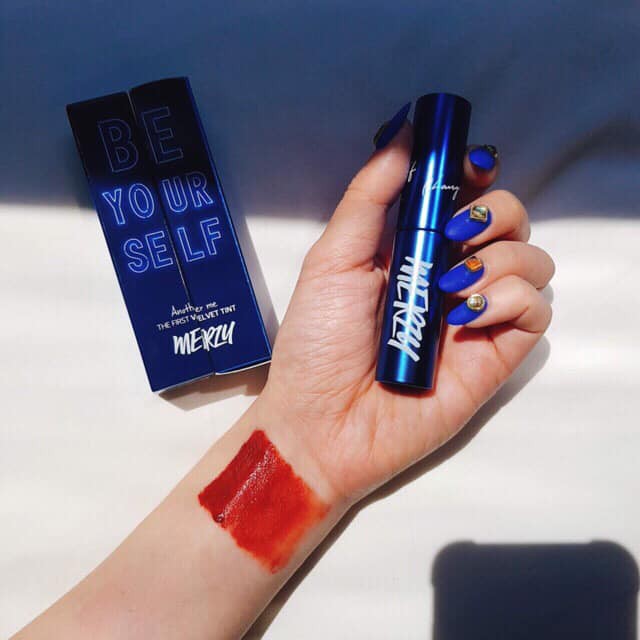 Son Kem Lì Merzy The First Velvet Tint V6 Classic Blue - Be Your Self ( V6 vỏ xanh ) | BigBuy360 - bigbuy360.vn
