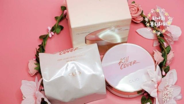 Phấn nước Clio Kill cover pink Glow cream cushion | BigBuy360 - bigbuy360.vn